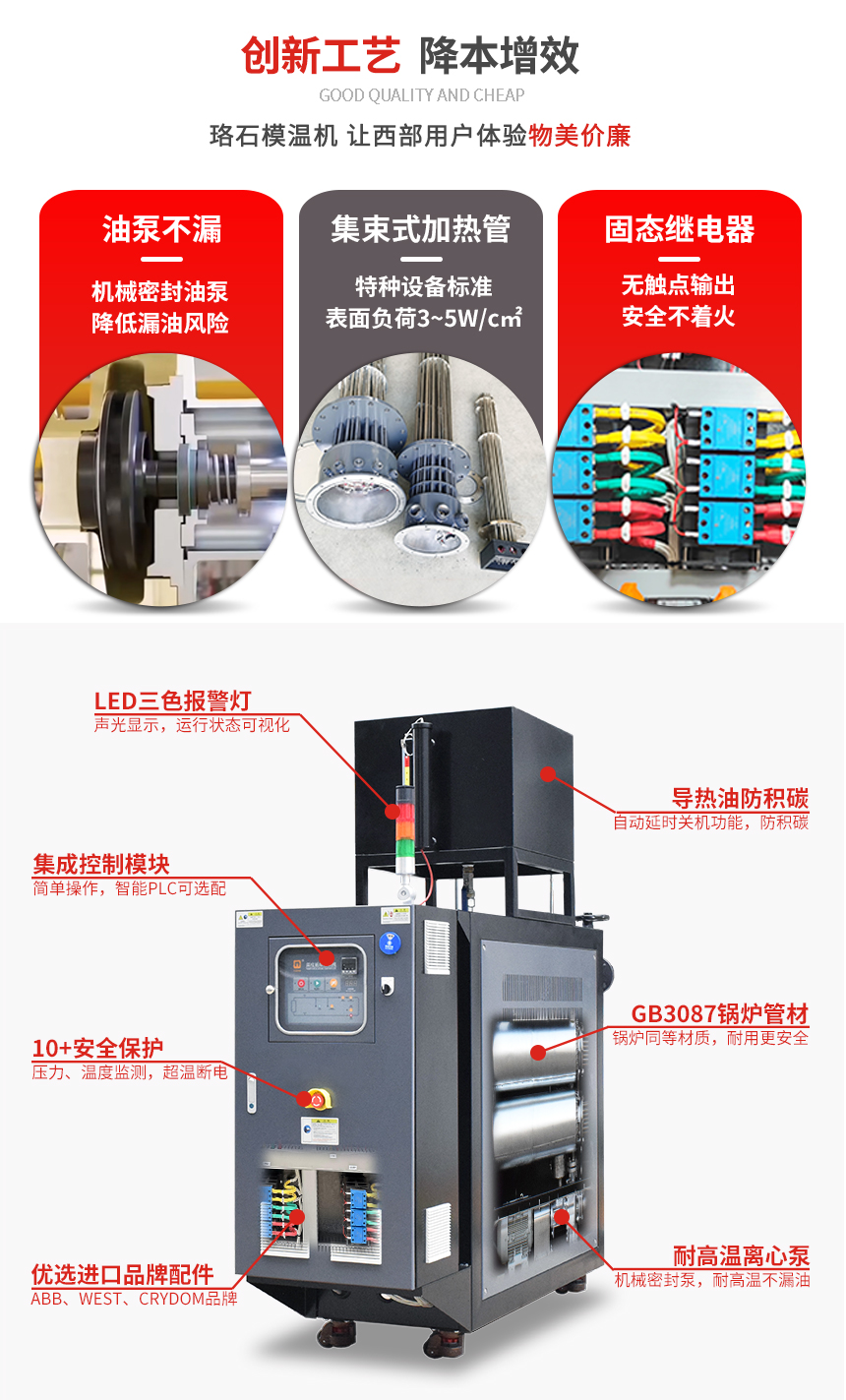 油式模溫機(jī)優(yōu)勢(shì)